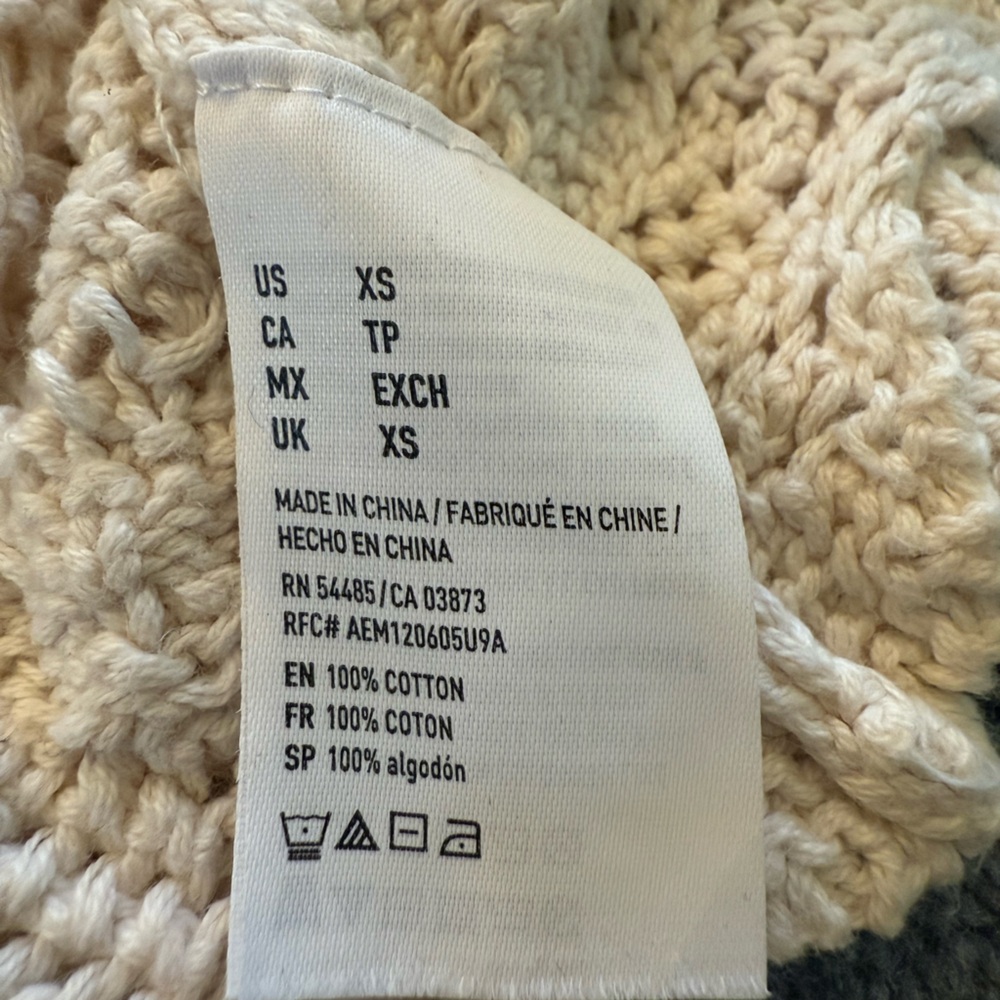 American Eagle Outfitters AEO crochet Tank Top XS boho festival - Picture 8 of 9